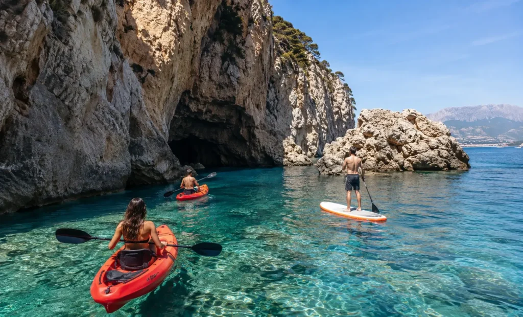 Excursión Mascarat: kayak y paddle surf en Altea