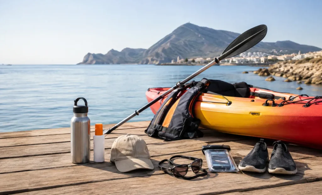Qué llevar en una salida en kayak para no cargar con cosas de más